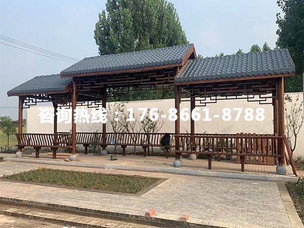 濟南防腐木 復古長廊 案例展示 濟南防腐木 復古長廊 案例展示